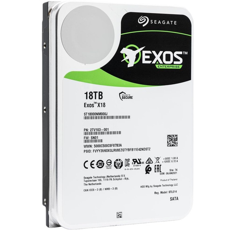 هارد اینترنال سیگیت اگزوز مدل Seagate Exos 18TB ST18000NM006J SAS