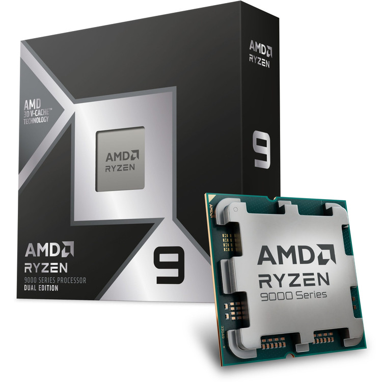 پردازنده مرکزی ای ام دی مدل AMD Ryzen 9 9950X3D2 Dual Edition BOX
