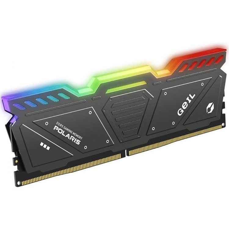 رم گیل مدل GEIL POLARIS RGB 32GB (DUAL) 5200Mhz CL42 BLACK