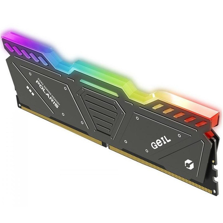 رم گیل مدل GEIL POLARIS RGB 32GB (DUAL) 5200Mhz CL42 BLACK