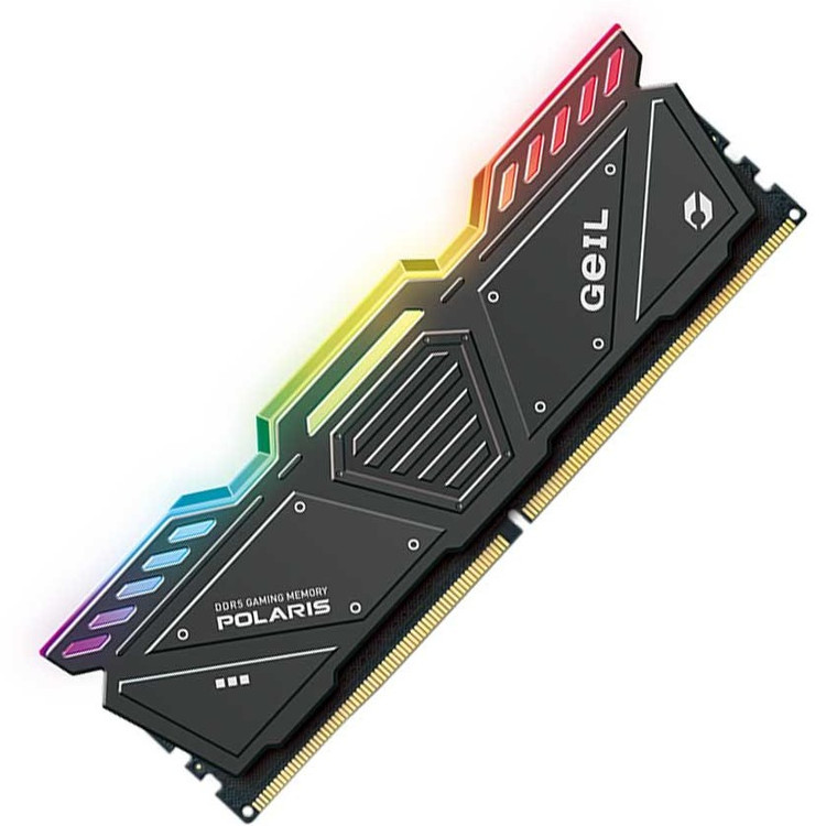 رم گیل مدل GEIL POLARIS RGB 32GB (DUAL) 5600Mhz CL38 BLACK