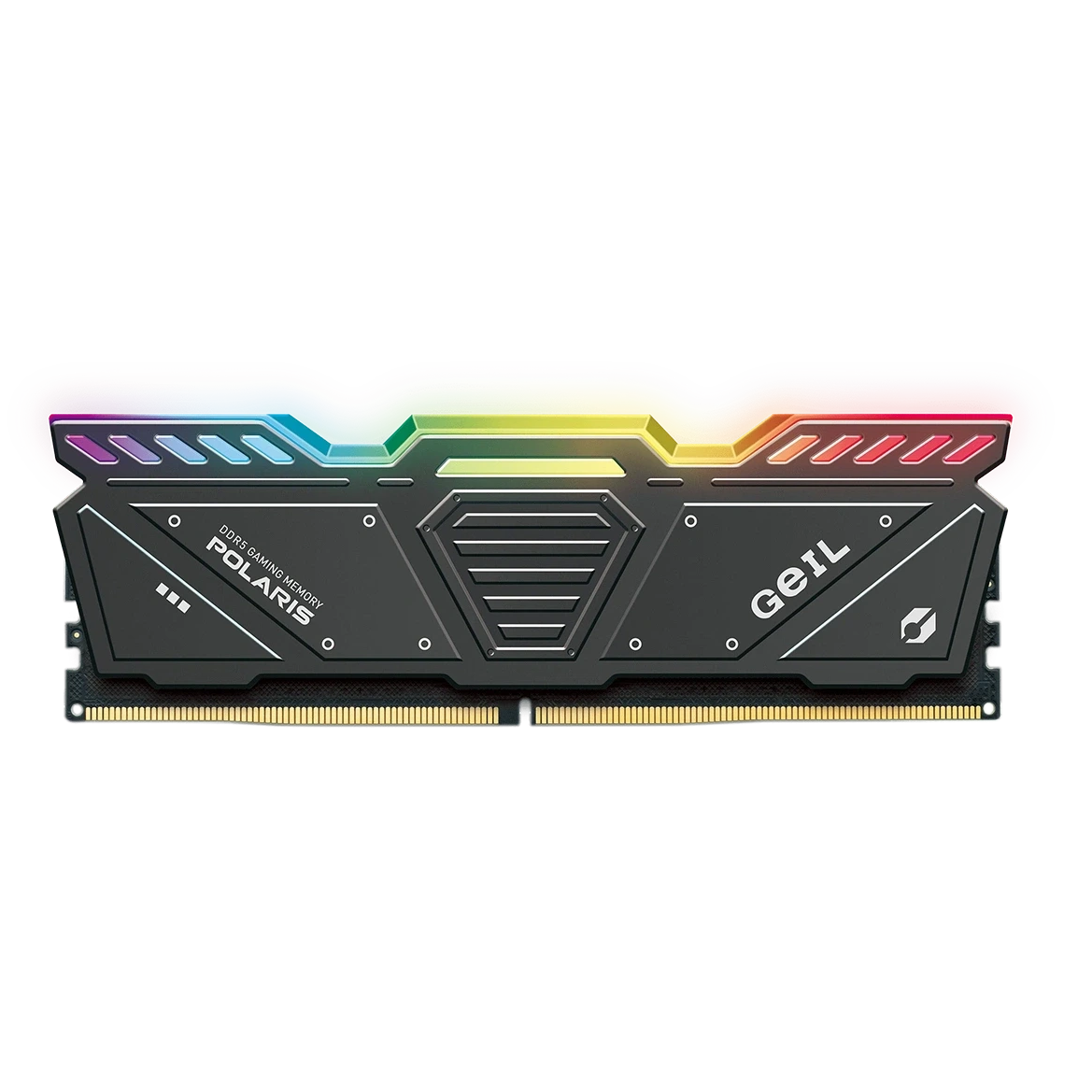 رم گیل مدل GEIL POLARIS RGB 16GB (SINGLE) 5200Mhz CL42 BLACK
