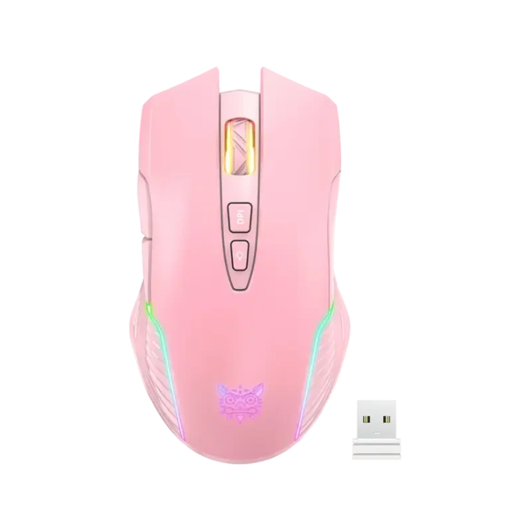 موس اونیکوما مدل Onikuma CW905 Wireless Pink