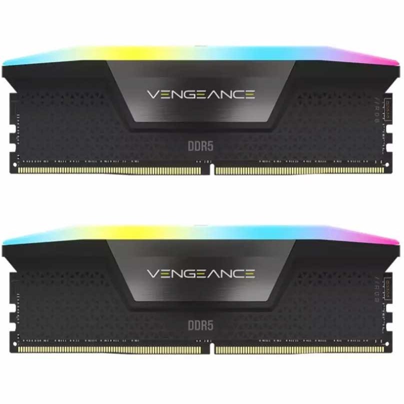 رم کورسیر مدل CORSAIR VENGEANCE 128GB 6400MHz Black