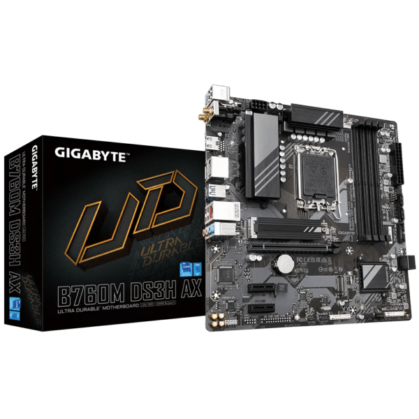 مادربرد گیگابایت مدل GIGABYTE B760M DS3H AX (WIFI6E) DDR5