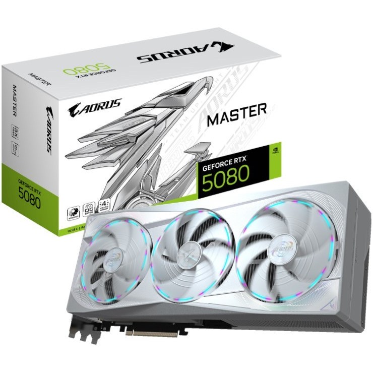 کارت گرافیک GIGABYTE AORUS RTX 5080 Master Ice 16G