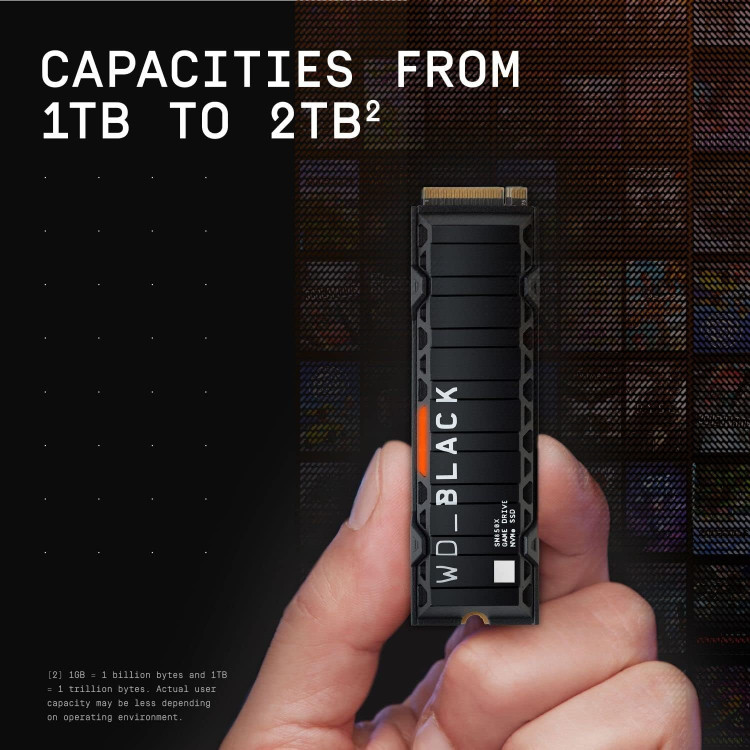 اس اس دی وسترن دیجیتال مدل Western Digital Black SN850X 1TB M.2 SSD