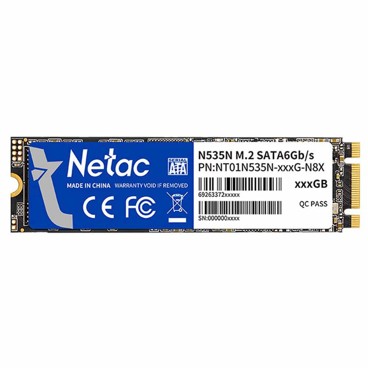 اس اس دی نتاک مدل NETAC N535N 128GB M.2 SSD