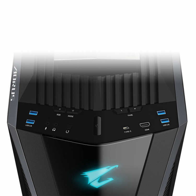 کیس گیمینگ گیگابایت مدل GIGABYTE AORUS C700 Glass Black