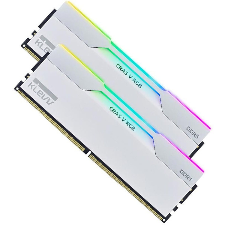 رم کلو مدل KLEVV CRAS V ROG RGB 48GB (DUAL) 6200MHz CL32 White