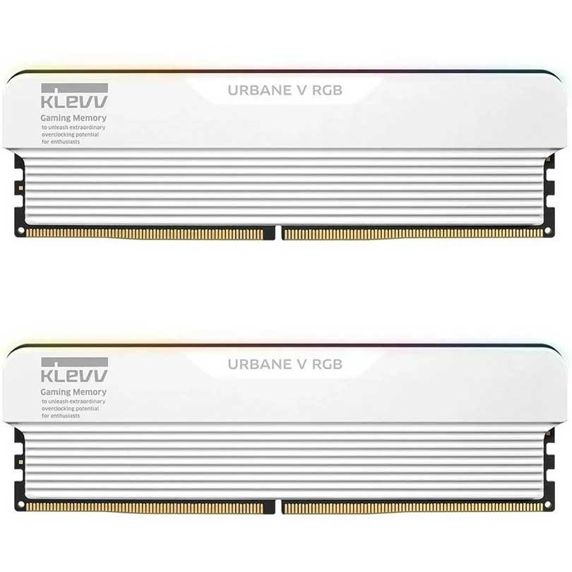 رم کلو مدل KLEVV URBANE V RGB 32GB (DUAL) 6400MHz CL32 White