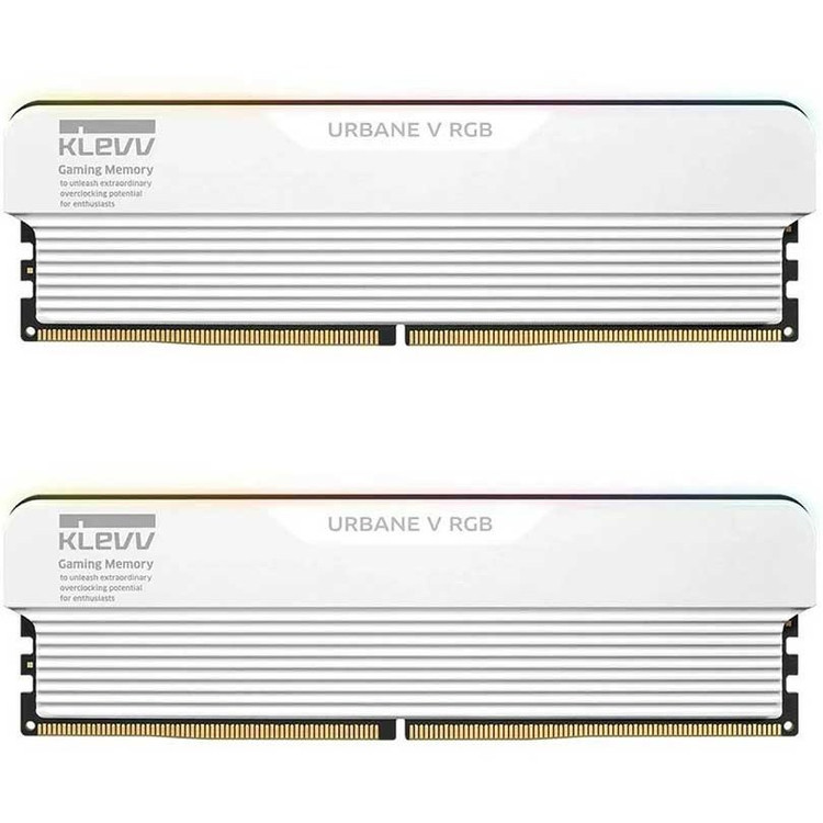 رم کلو مدل KLEVV URBANE V RGB 32GB (DUAL) 6400MHz CL32 White