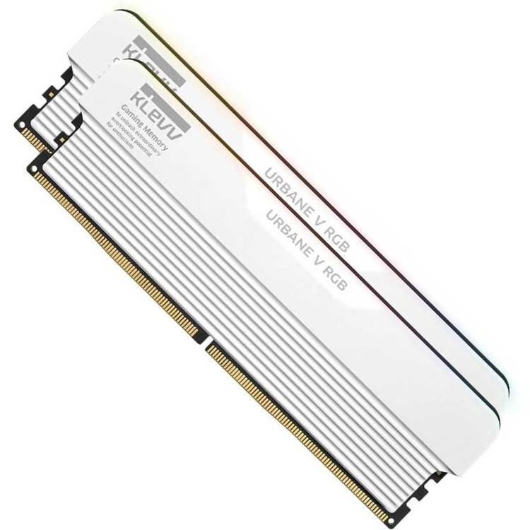 رم کلو مدل KLEVV URBANE V RGB 32GB (DUAL) 6400MHz CL32 White