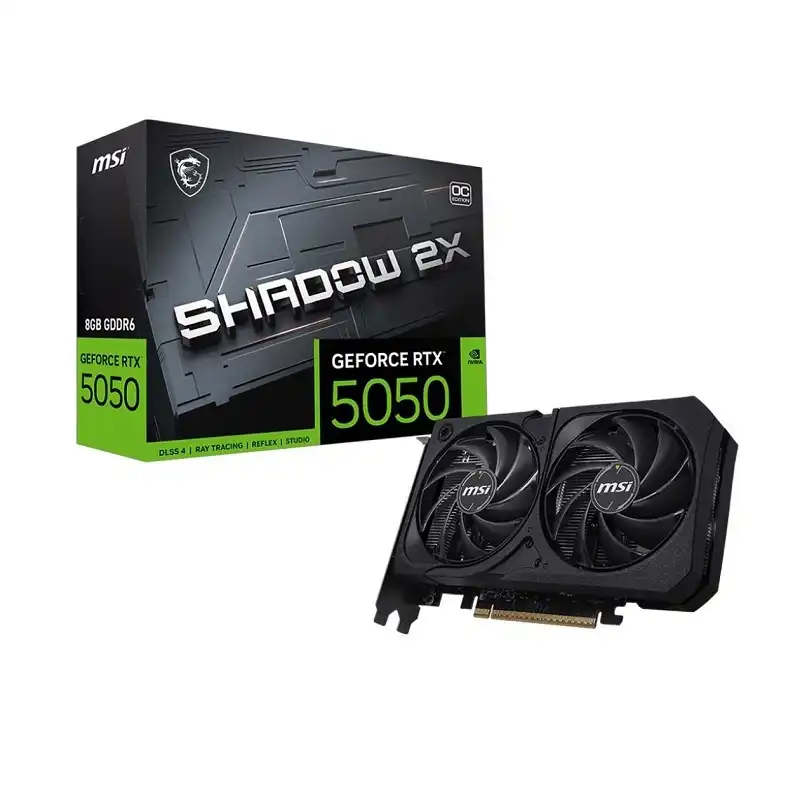 کارت گرافیک ام اس ای مدل MSI RTX 5050 Shadow 2X OC 8GB