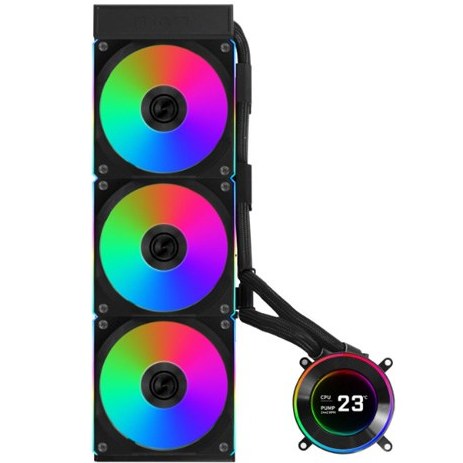 فن خنک کننده مایع پردازنده لیان لی مدل Lian Li HYDROSHIFT II LCD-C 360CL Black