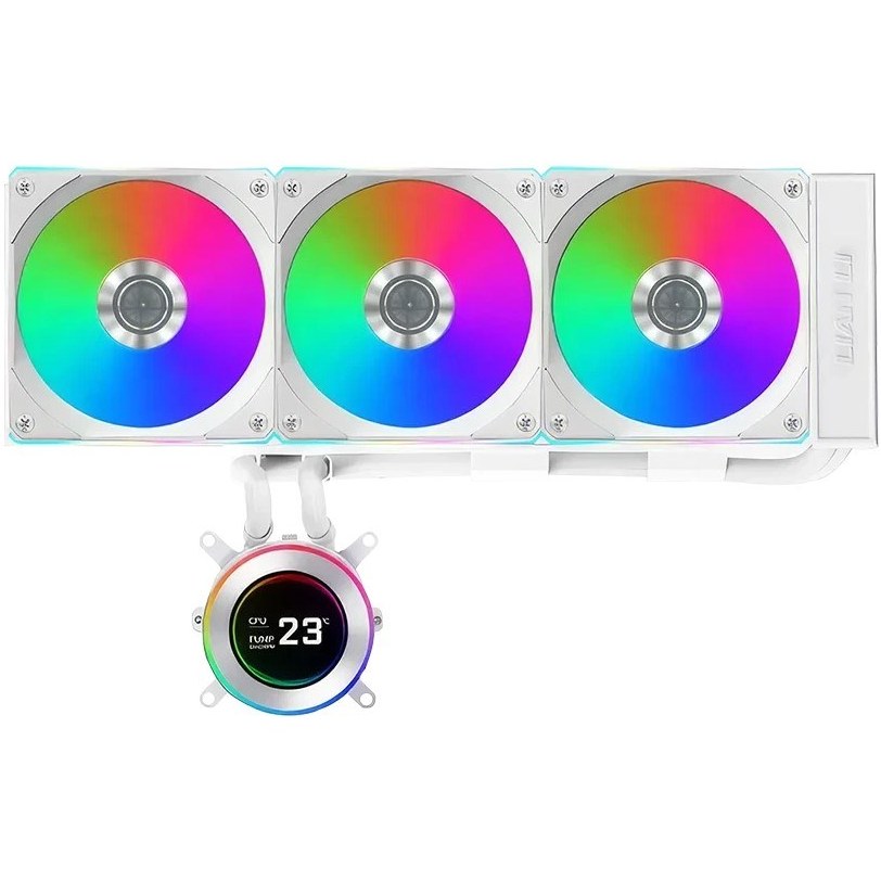 فن خنک کننده مایع پردازنده لیان لی مدل Lian Li HYDROSHIFT II LCD-C 360CL White