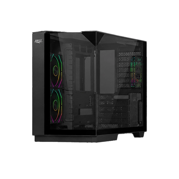 کیس گیمینگ اوست مدل AWEST AQ17 TG Black