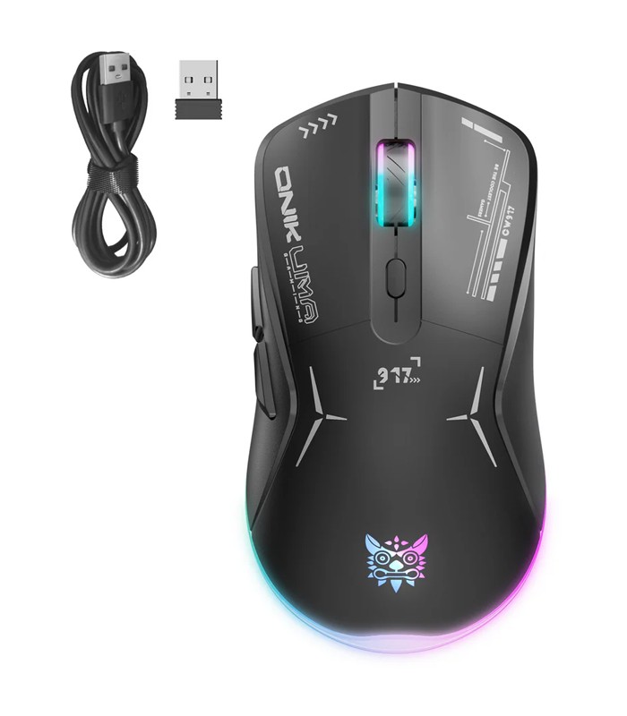 موس اونیکوما مدل Onikuma CW917 Black Wireless
