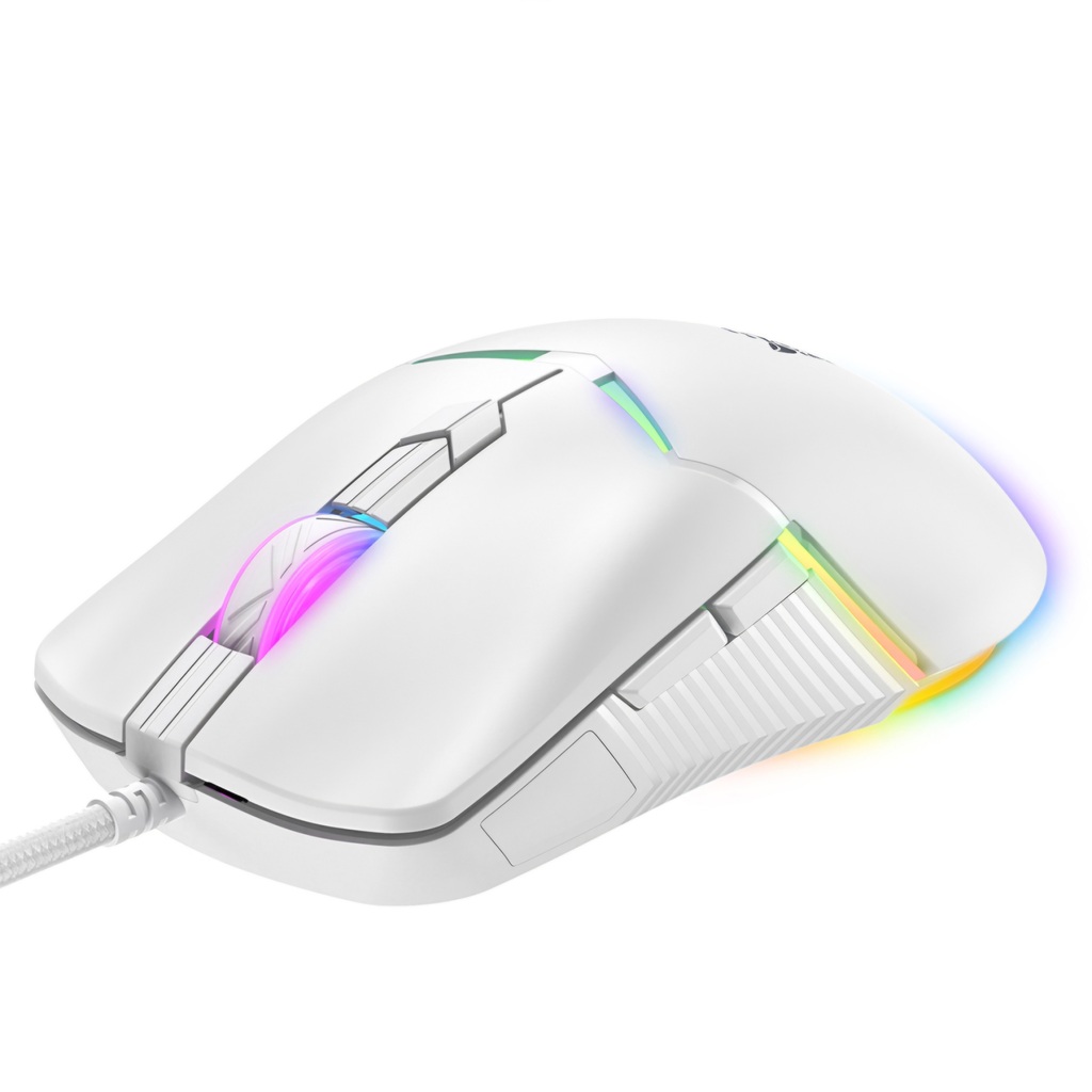 موس اونیکوما مدل Onikuma CW929 White Wired