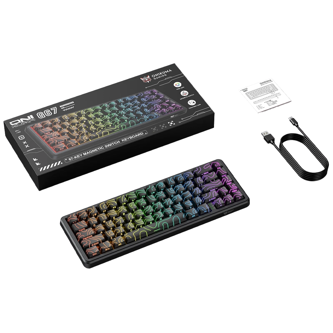 کیبورد اونیکوما مدل Onikuma G67 RGB Wired