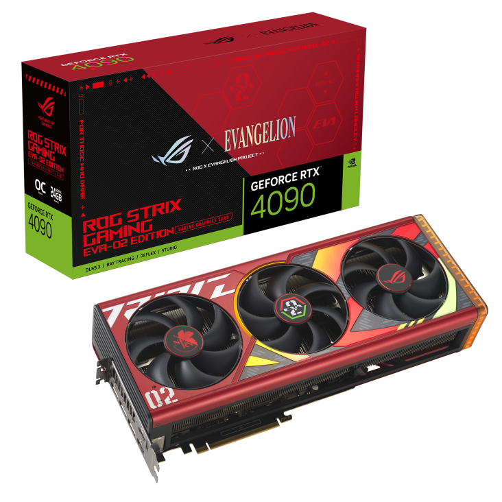 کارت گرافیک ایسوس مدل ASUS ROG STRIX GeForce RTX 4090 24GB OC EVA-02 Edition