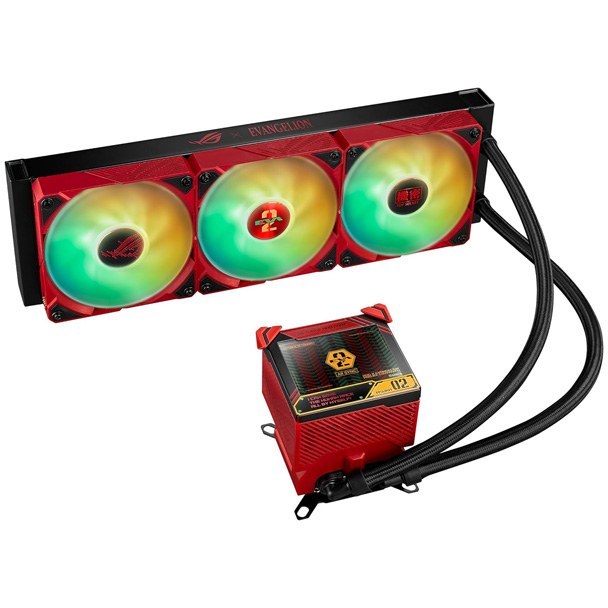 فن خنک کننده پردزنده مایع ایسوس مدل ASUS ROG STRIX RYUJIN III 360 EVA-02 Edition