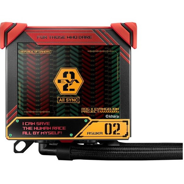 فن خنک کننده پردزنده مایع ایسوس مدل ASUS ROG STRIX RYUJIN III 360 EVA-02 Edition
