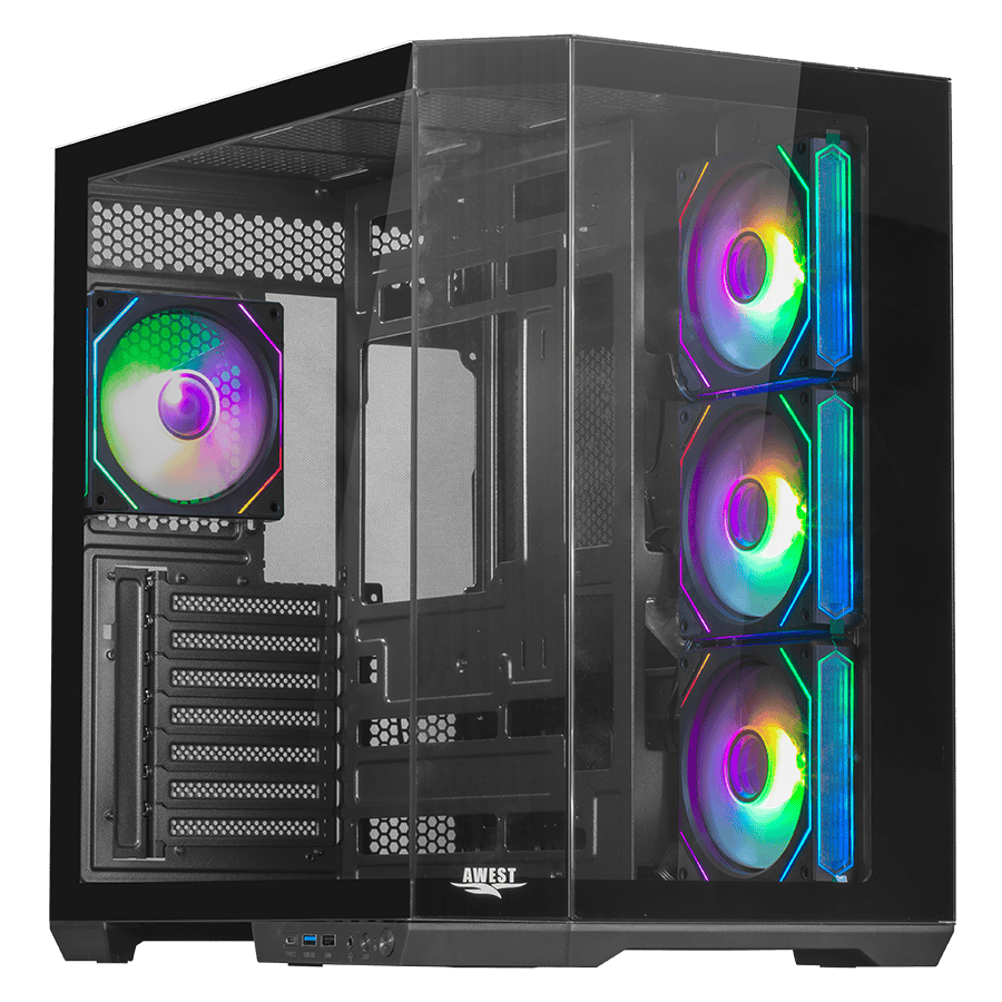 کیس گیمینگ اوست مدل Awest AQ14 MB Plus