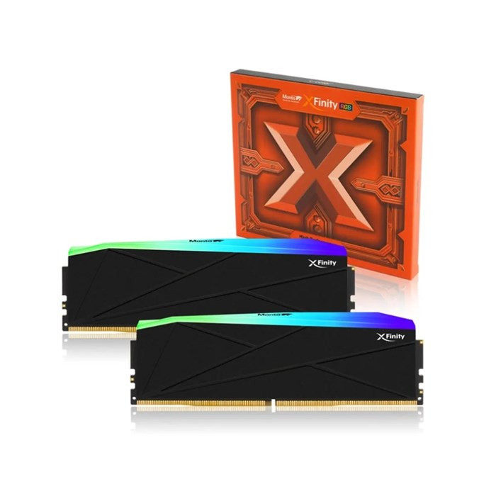 رم وی کالر مدل V-COLOR MANTA XFINITY RGB 32GB (DUAL) 6000MHz CL28 BLACK AMD EXPO