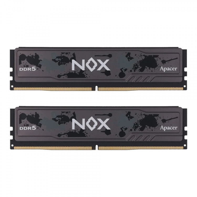 رم اپیسر مدل Apacer NOX DDR5 32GB (DUAL) 5200MHz CL38 Black