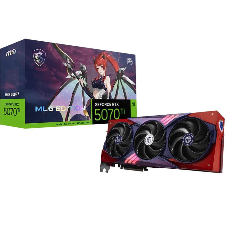 کارت گرافیک ام اس آی مدل MSI RTX 5070 Ti OC 16GB MLG EDITION
