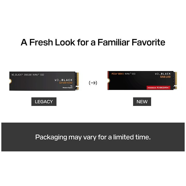 اس اس دی وسترن دیجیتال مدل Western Digital Black SN8100 2TB M.2 SSD