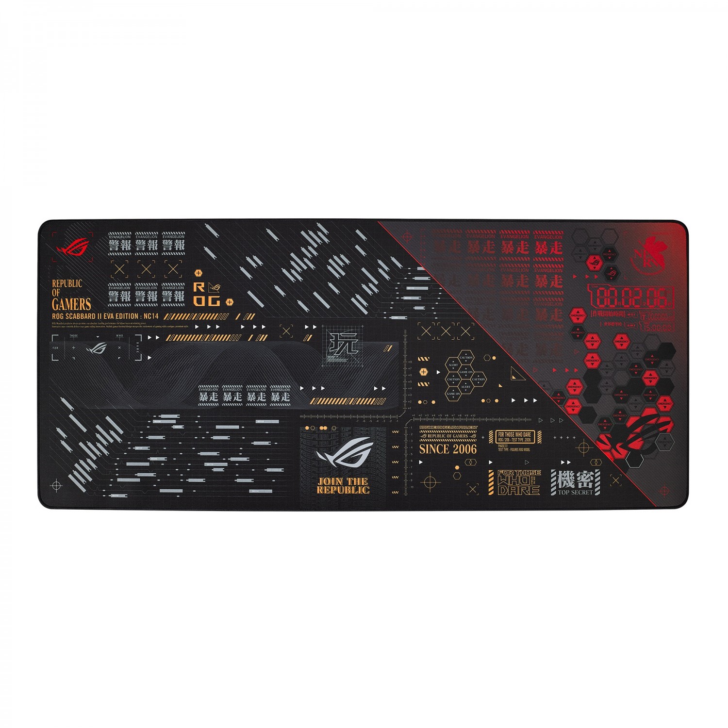 موس پد ایسوس مدل ASUS ROG Scabbard EVA-02 Edition