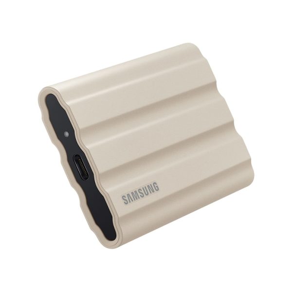 اس اس دی اکسترنال سامسونگ مدل SAMSUNG T7 SHIELD 4TB External SSD (Beige)