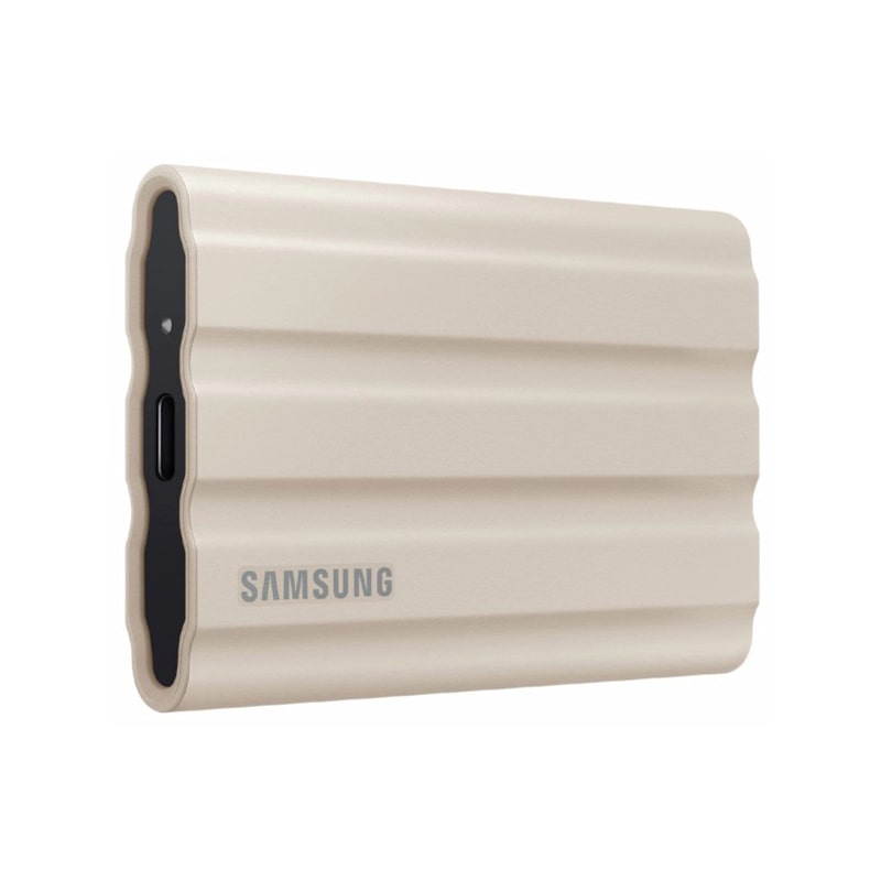 اس اس دی اکسترنال سامسونگ مدل SAMSUNG T7 SHIELD 4TB External SSD (Beige)