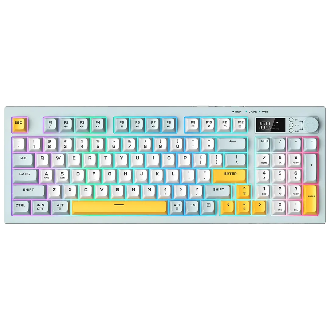 کیبورد اونیکوما مدل Onikuma G80 White Wired