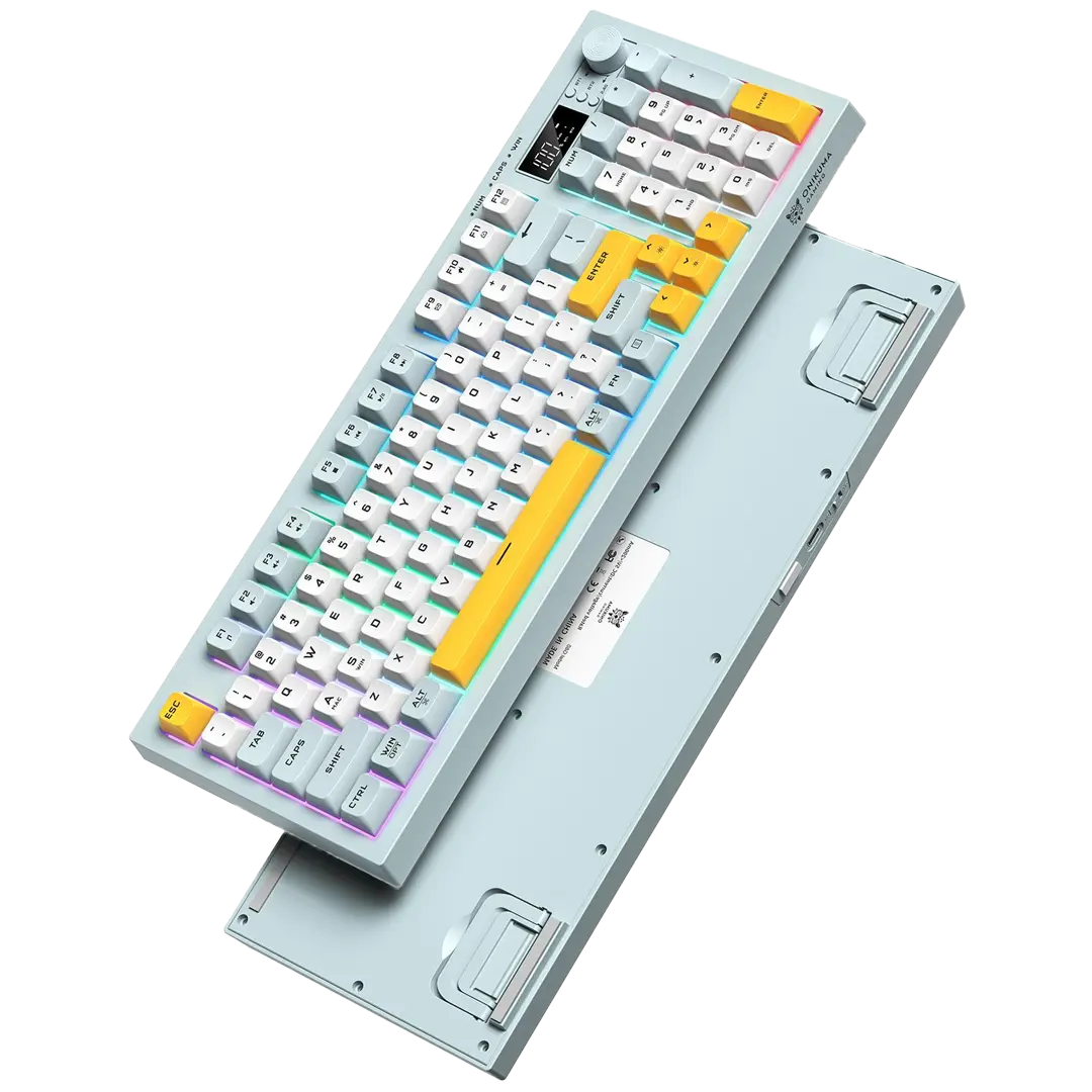 کیبورد اونیکوما مدل Onikuma G80 White Wired
