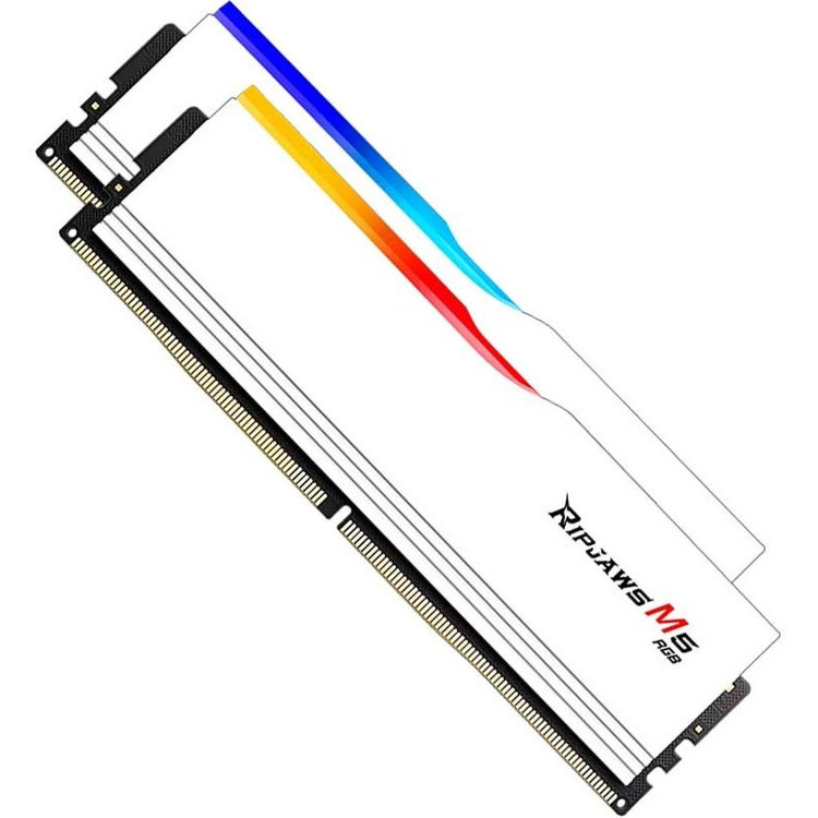 رم جی اسکیل مدل G.SKILL RIPJAWS M5 RGB 64GB (DUAL) 5200Mhz CL40 WHITE