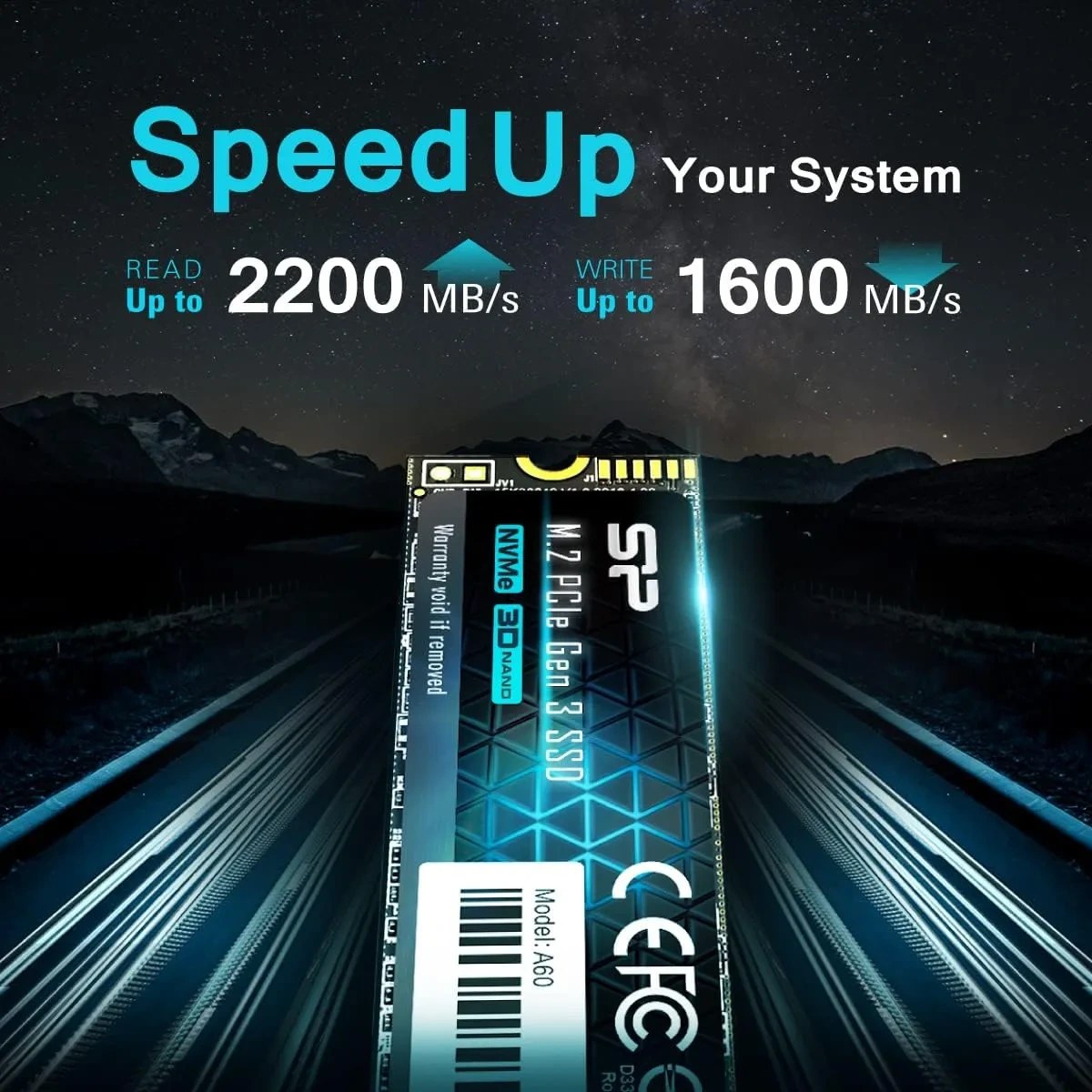 اس اس دی سیلیکون پاور مدل SILICON POWER P34A60 256GB M.2 SSD