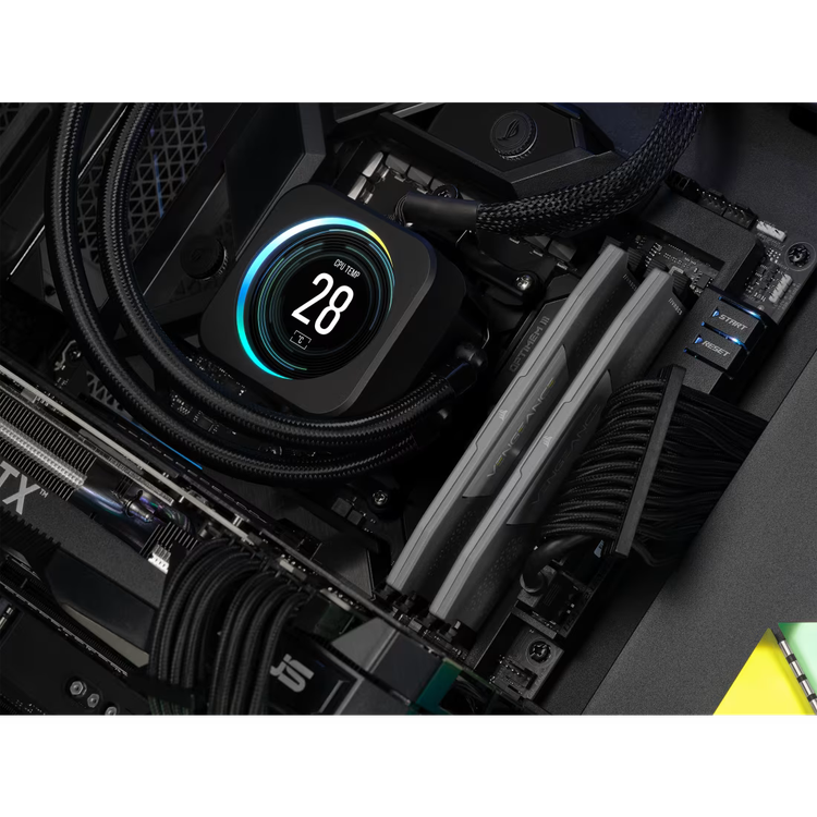رم کورسیر مدل CORSAIR VENGEANCE LPX 16GB (DUAL) 6000MHz CL36 BLACK