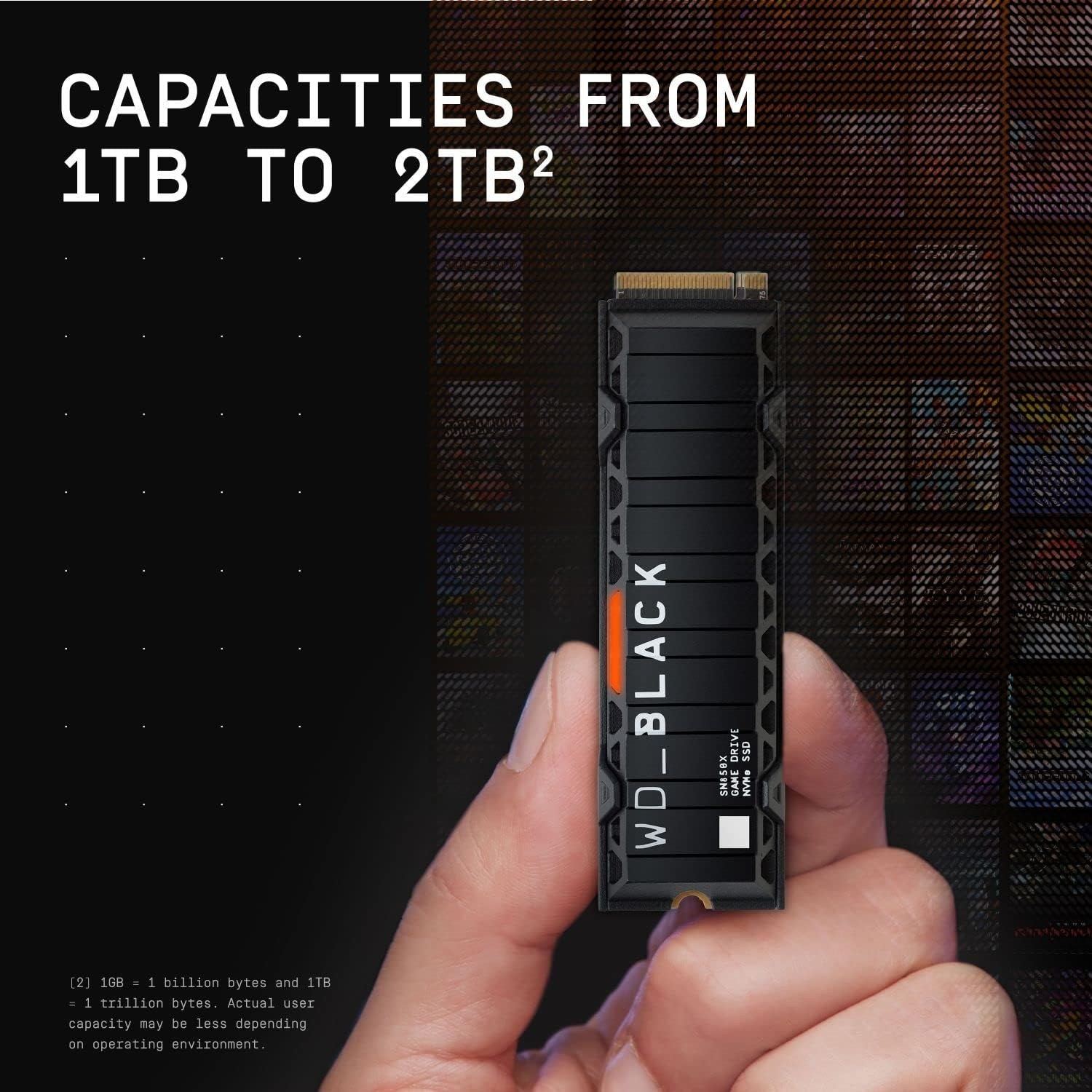 اس اس دی وسترن دیجیتال مدل Western Digital Black SN850X 2TB M.2 SSD