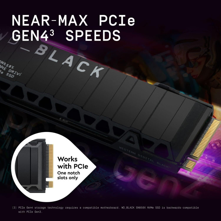 اس اس دی وسترن دیجیتال مدل Western Digital Black SN850X 2TB M.2 SSD