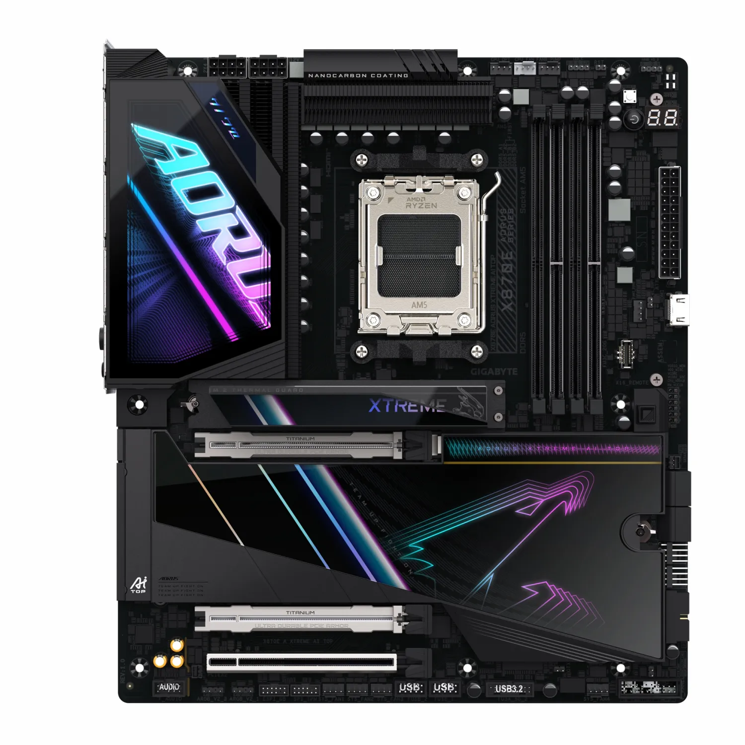 مادربرد گیگابایت مدل GIGABYTE X870E AORUS XTREME AI TOP DDR5
