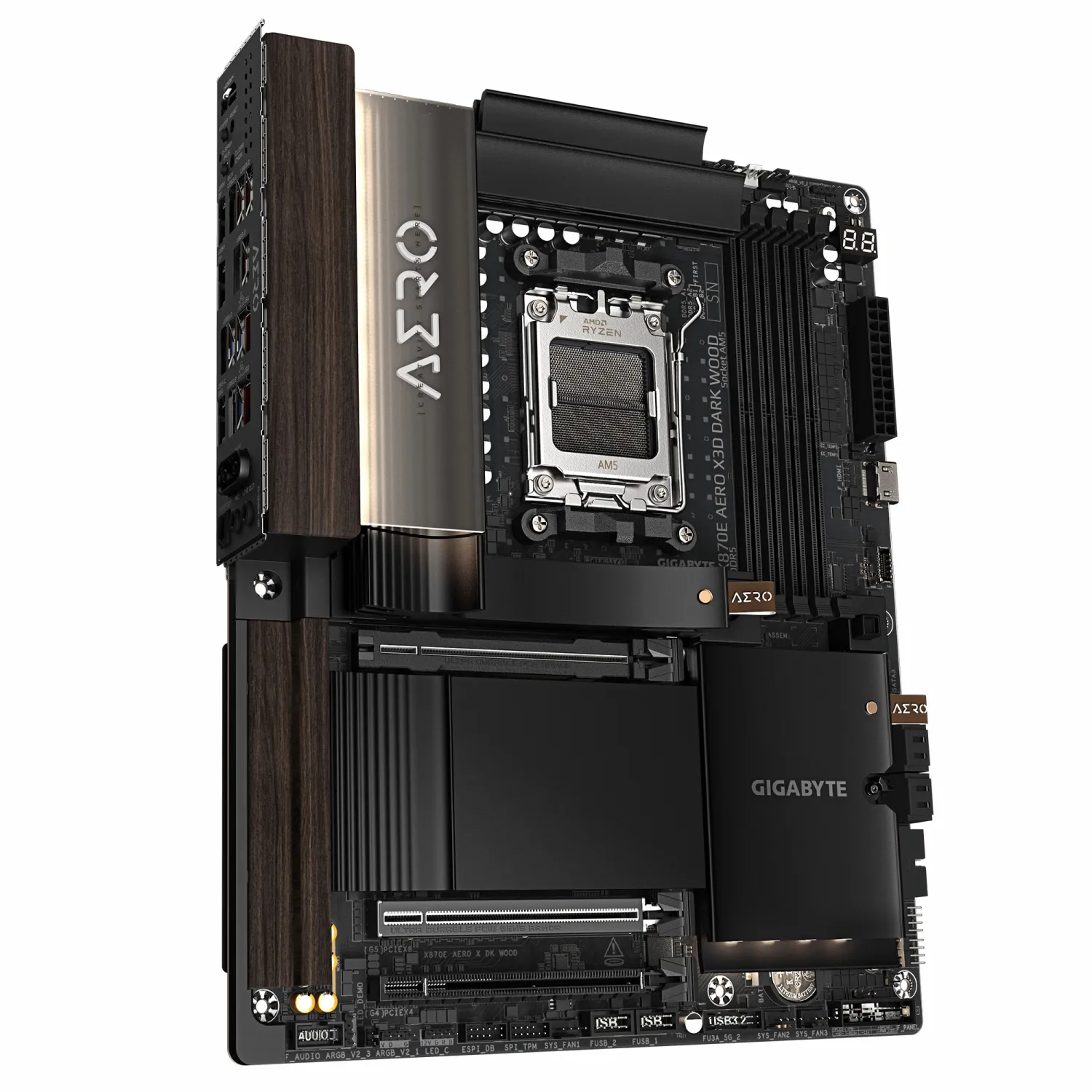 مادربرد گیگابایت مدل GIGABYTE X870E AERO X3D DARK WOOD DDR5