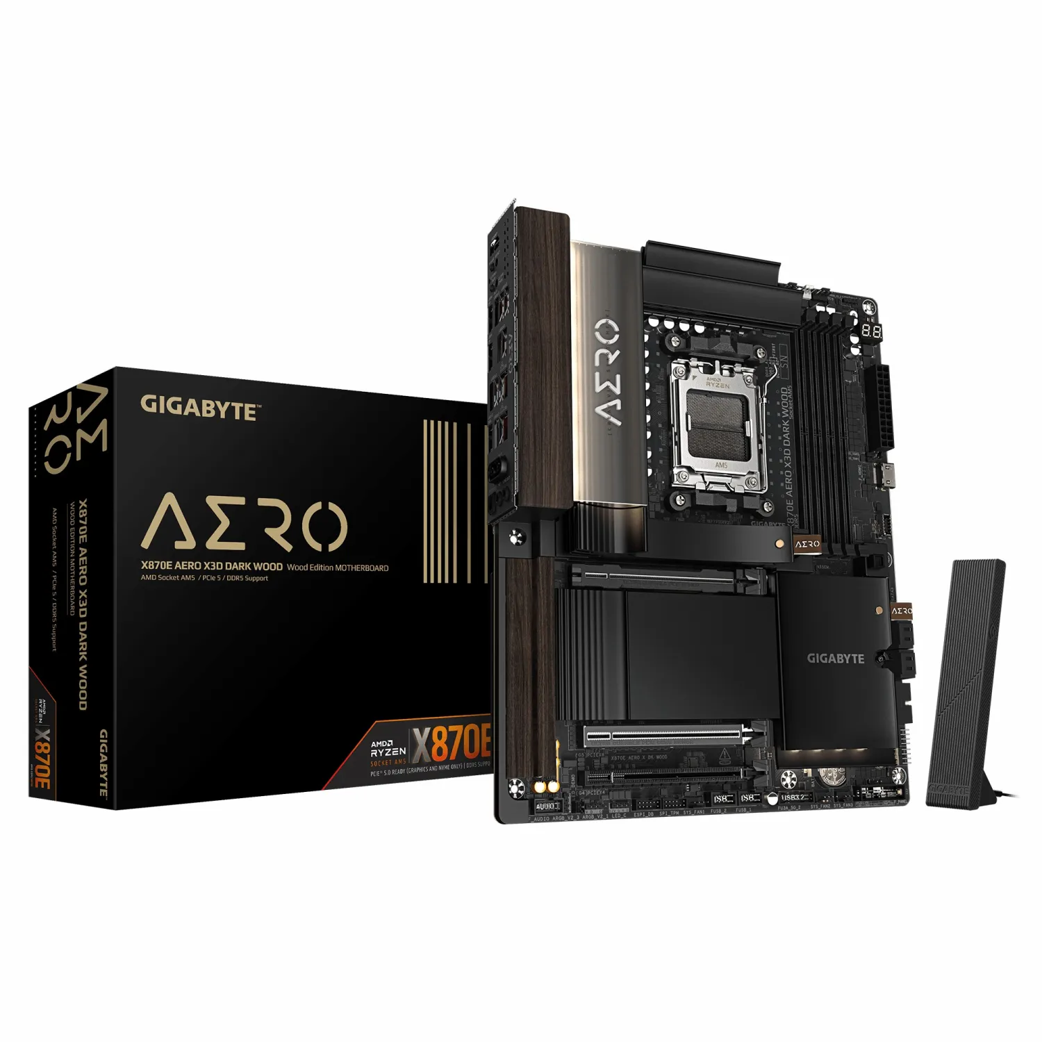 مادربرد گیگابایت مدل GIGABYTE X870E AERO X3D DARK WOOD DDR5
