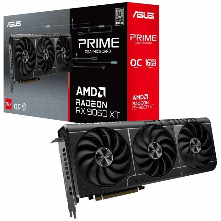 کارت گرافیک ایسوس مدل ASUS PRIME RX 9060 XT 8GB OC