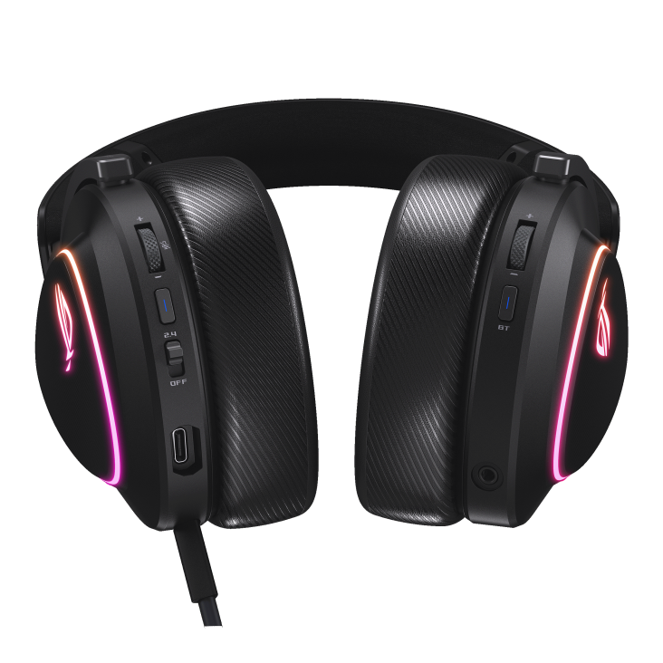 هدست گیمینگ ایسوس مدل ASUS ROG A701 DELTA II BLACK Wireless