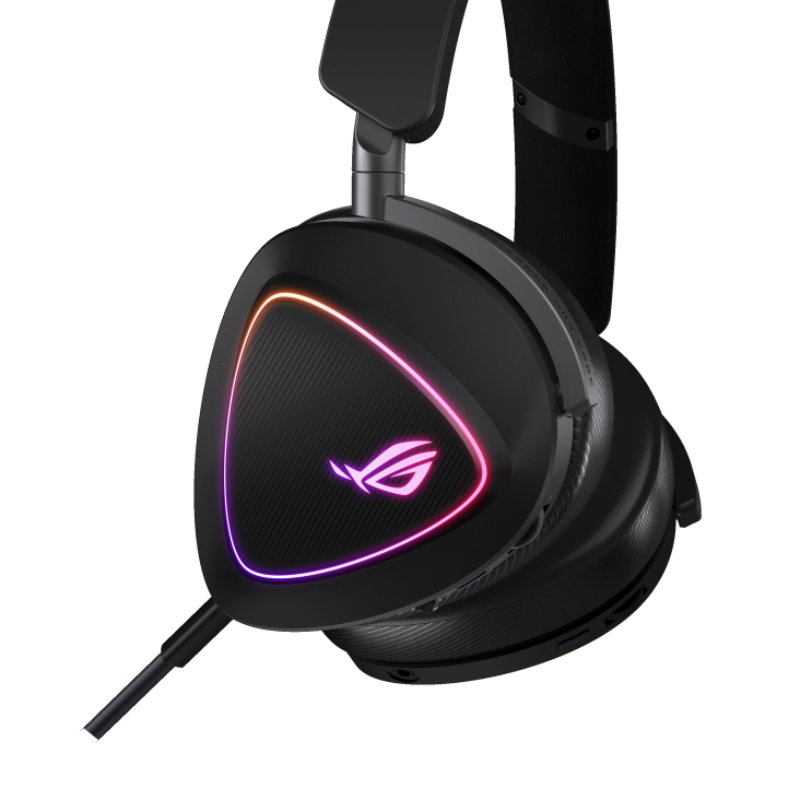 هدست گیمینگ ایسوس مدل ASUS ROG A701 DELTA II BLACK Wireless