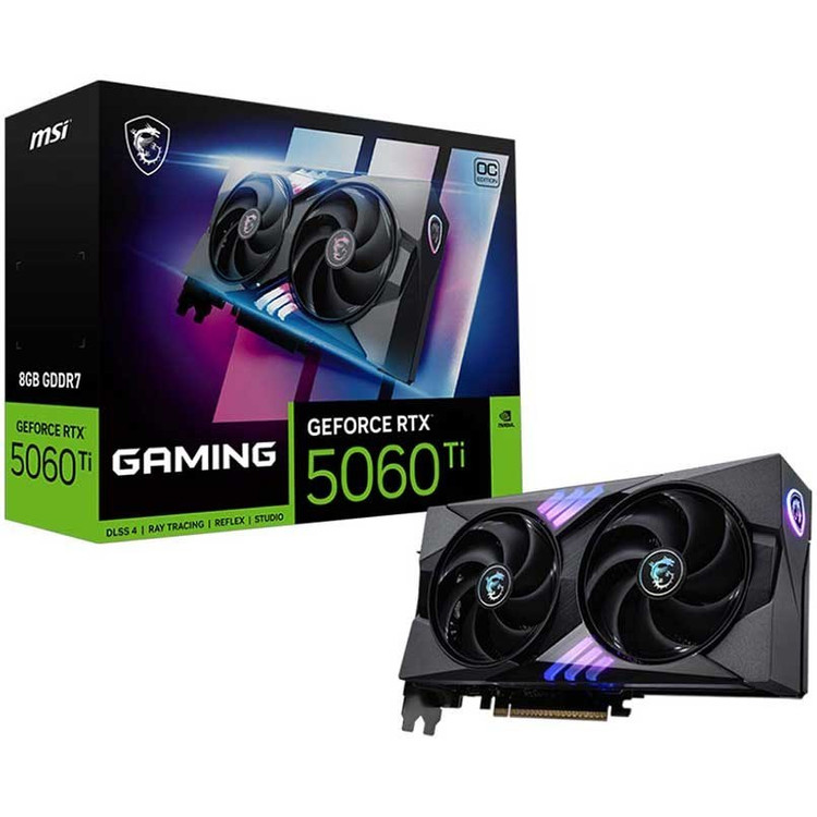 کارت گرافیک ام اس آی مدل MSI GAMING TRIO 2x RTX 5060 Ti 8GB OC